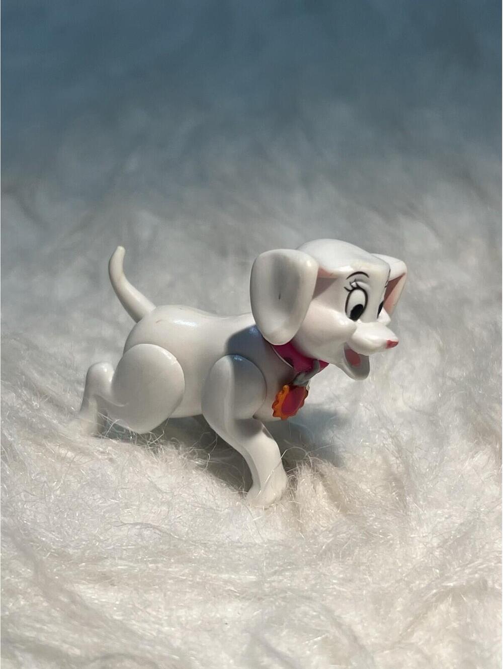 Rare Disney Vtg 102 Dalmatians Oddball Articulated Figure 2” Puppy With Collar